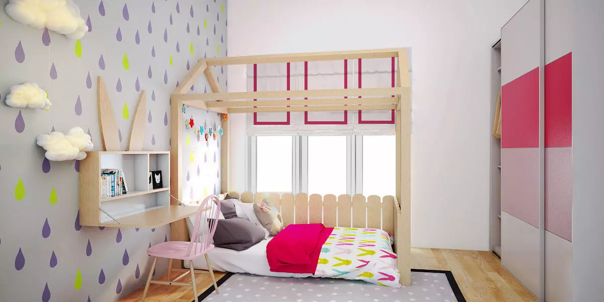 Kids Room 3D model_0