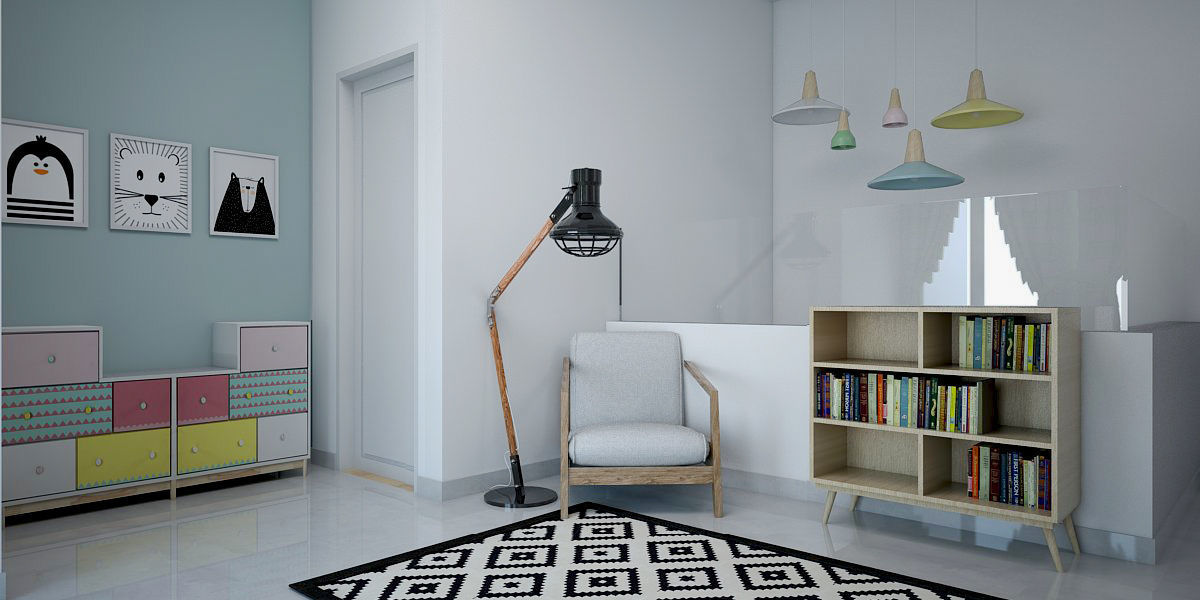 Kids Room 3D model_4