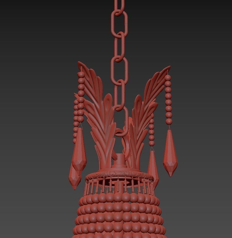  Chandelier Receta E 1 6 6 100 GH 3D model_5