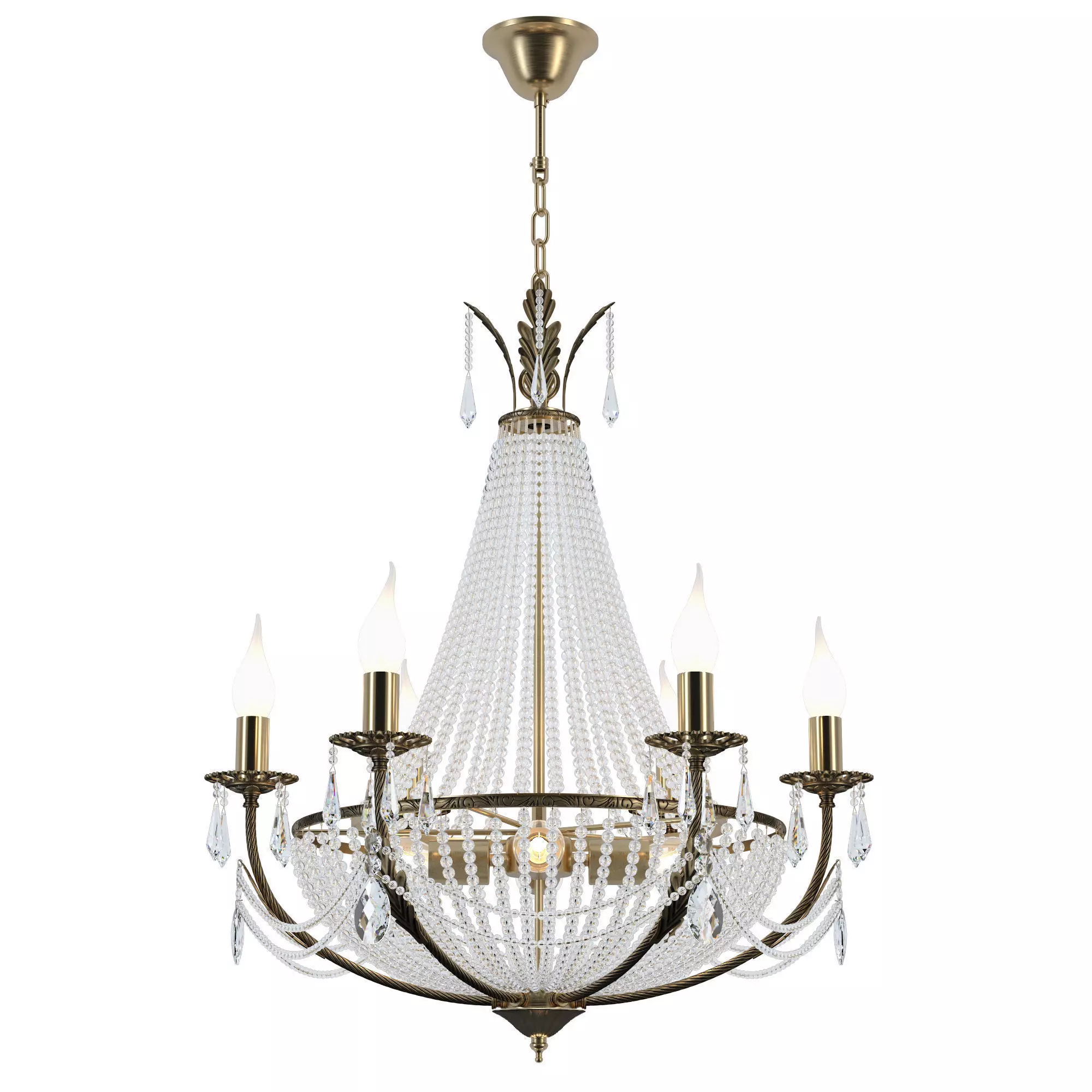  Chandelier Receta E 1 6 6 100 GH 3D model_0