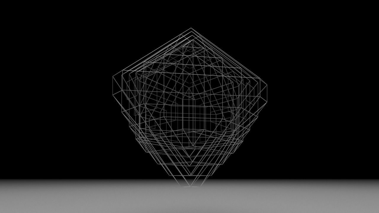 Sci-fi Object  Low Poly  3D Model Low-poly 3D model_6