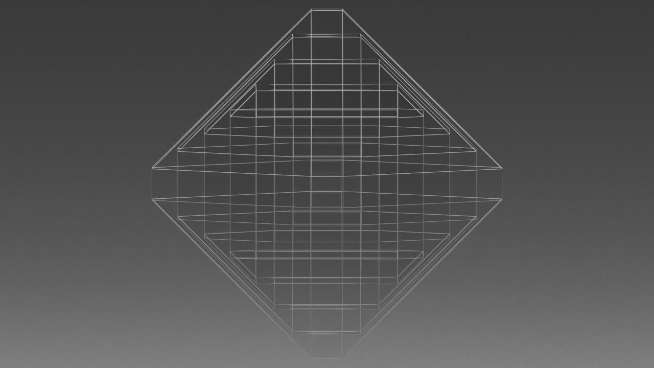 Sci-fi Object  Low Poly  3D Model Low-poly 3D model_5