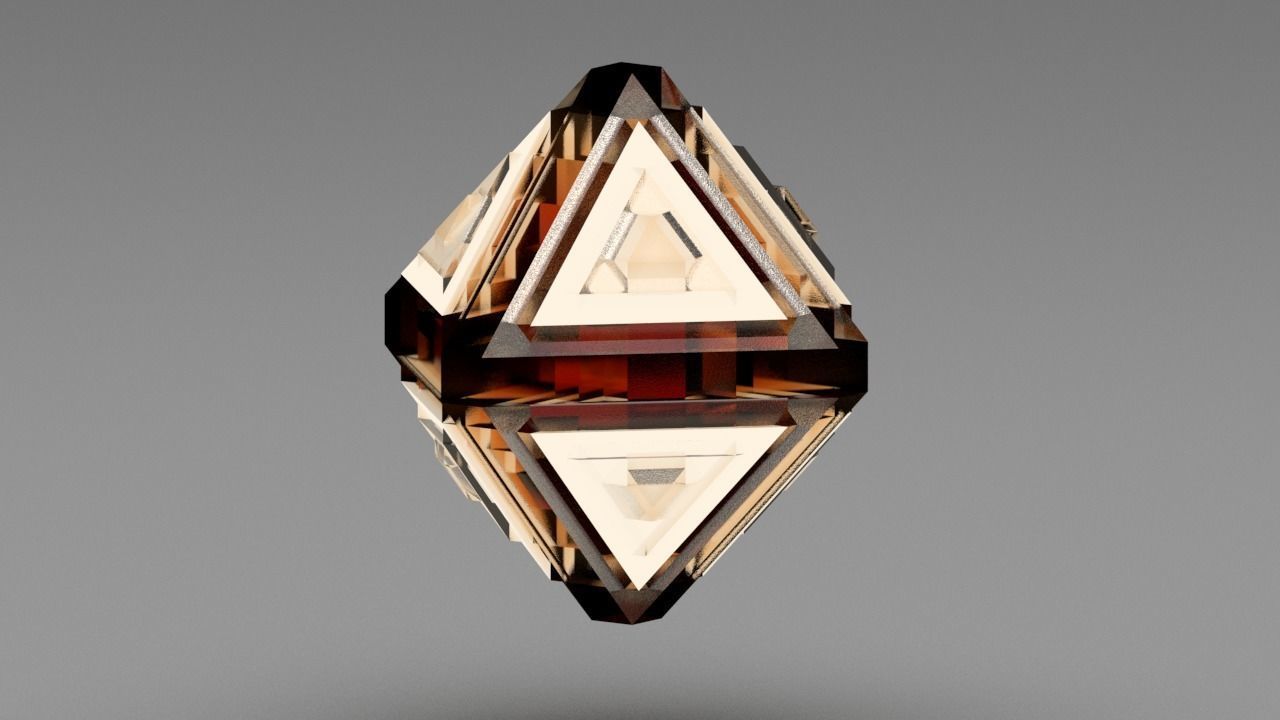 Sci-fi Object  Low Poly  3D Model Low-poly 3D model_1