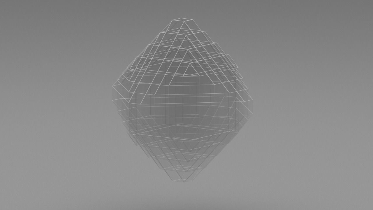 Sci-fi Object  Low Poly  3D Model Low-poly 3D model_4