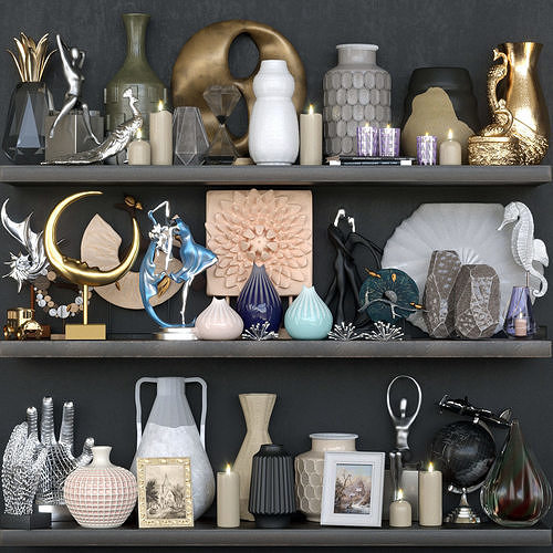 Decorative set 30 3D model