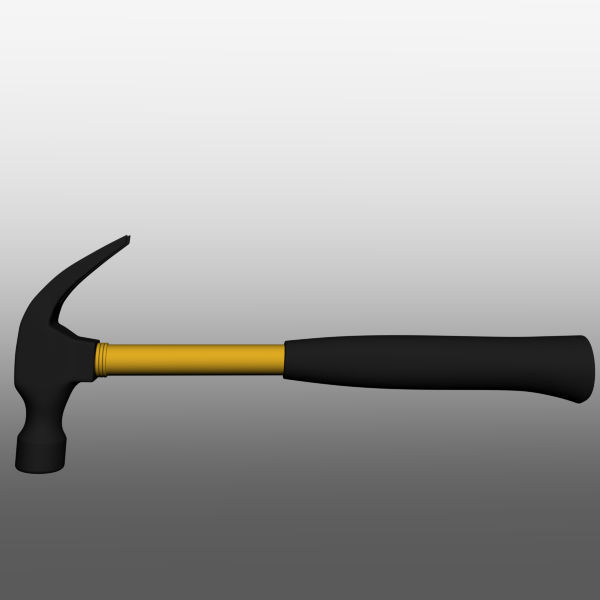 Hammer 3D model_2