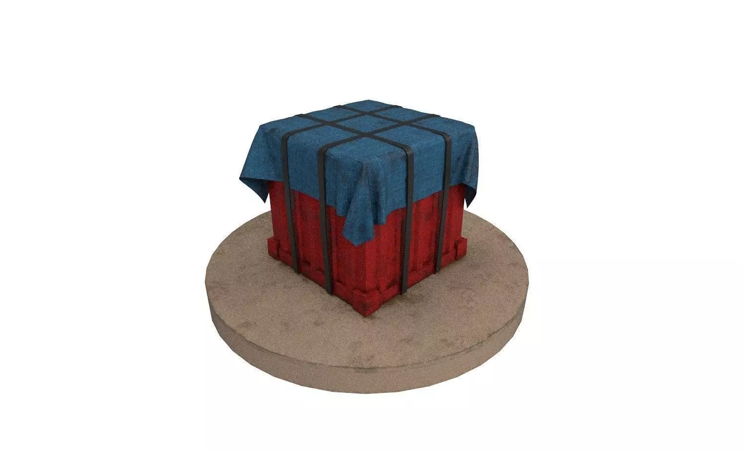 PUBG Drop Crate 3D model