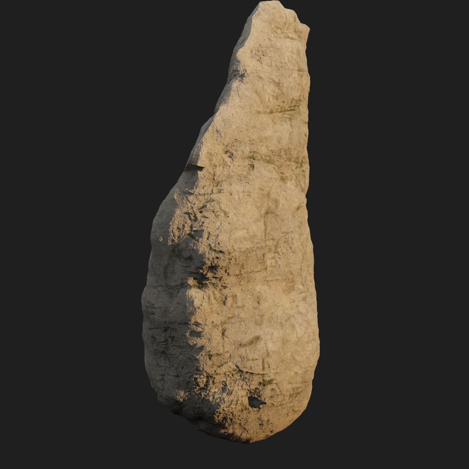 Sculpt stone H 3D model_9