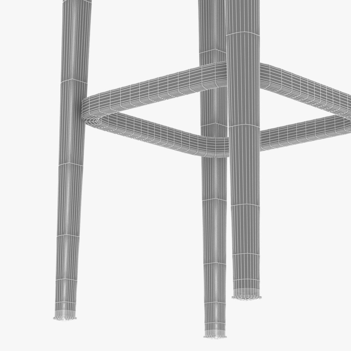dwr Emeco Barstool 3D model_6