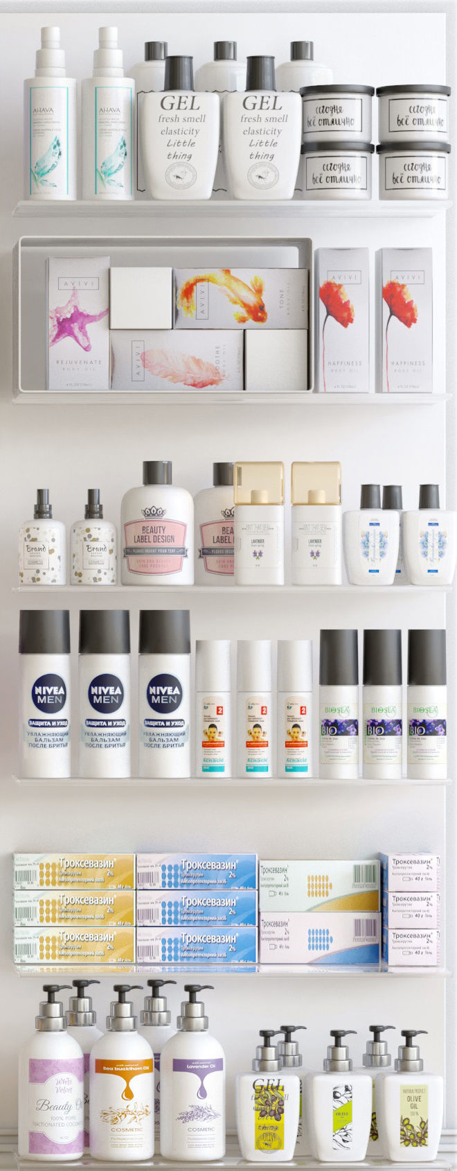 Pharmacy Showcase 3D model_4