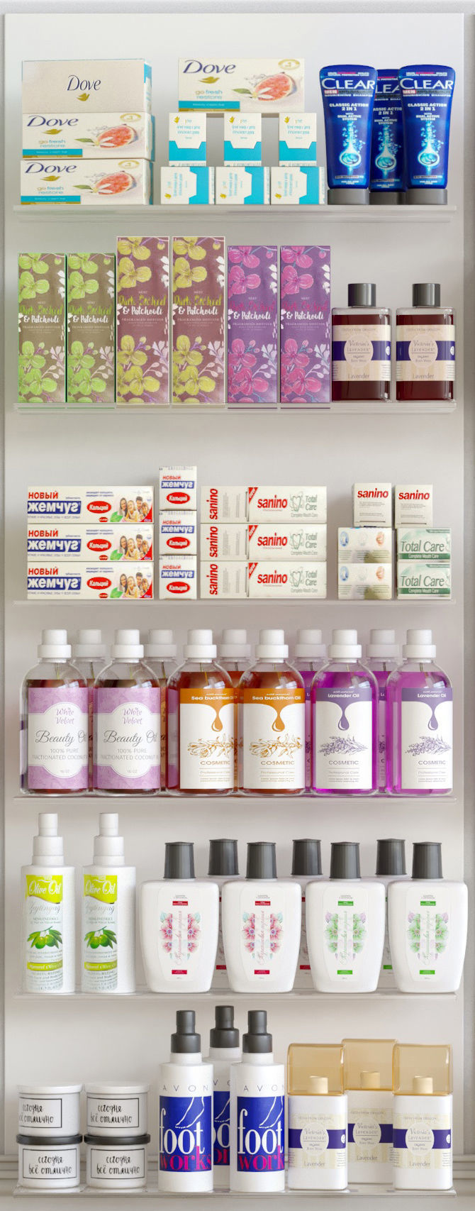 Pharmacy Showcase 3D model_3