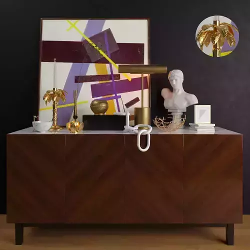 Dresser with decor 2
