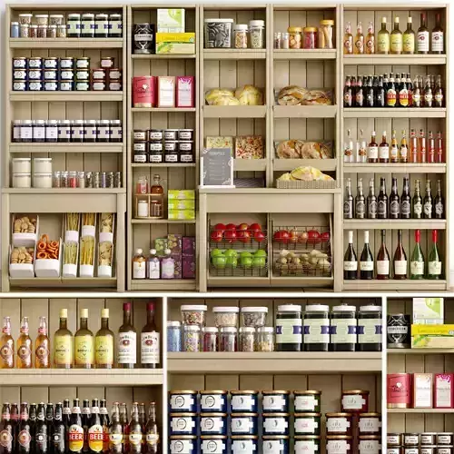 Preservation kitchen shelf