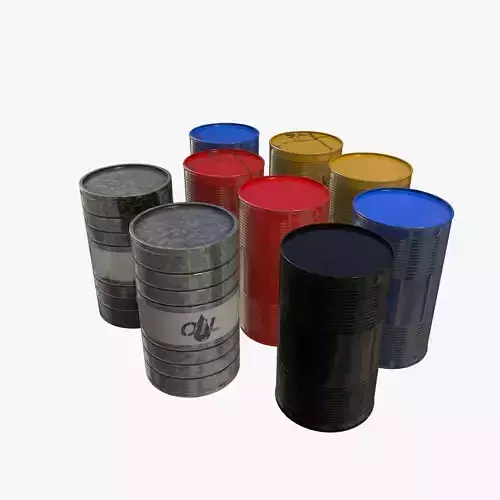 Realistic Gallon Set for Games PBR