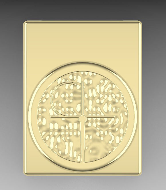 Leather bracelet lock 3D print model_4