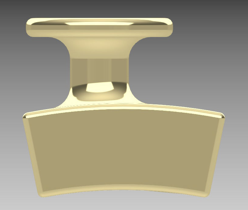 Leather bracelet lock 3D print model_3