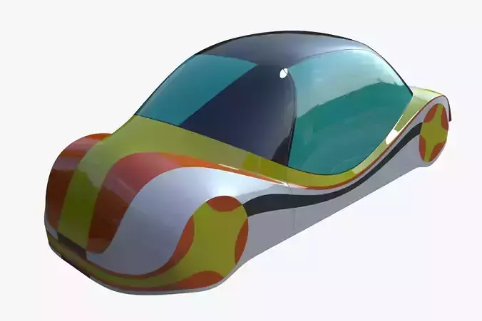 Future car III 3D model