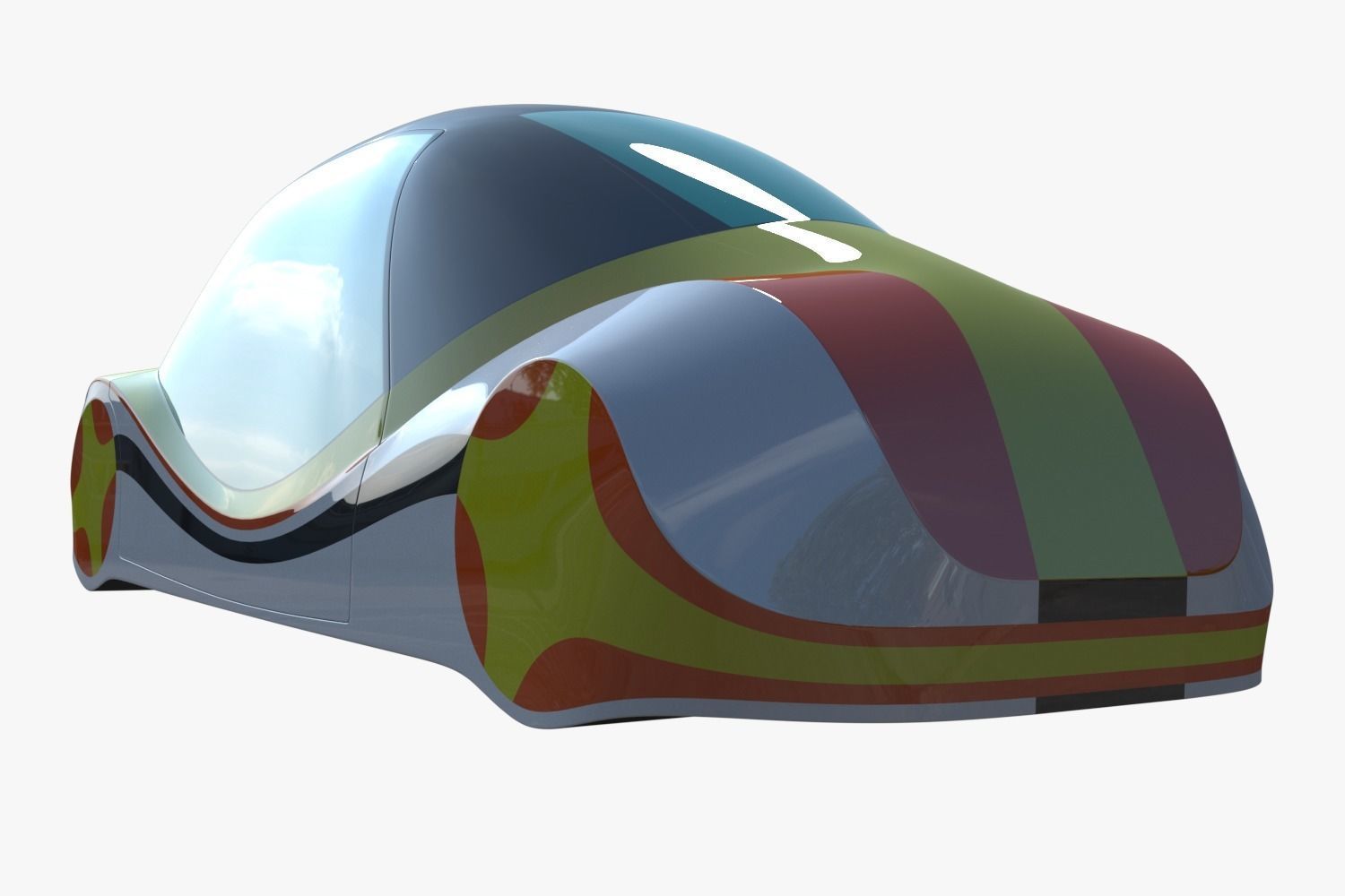 Future car III 3D model_3