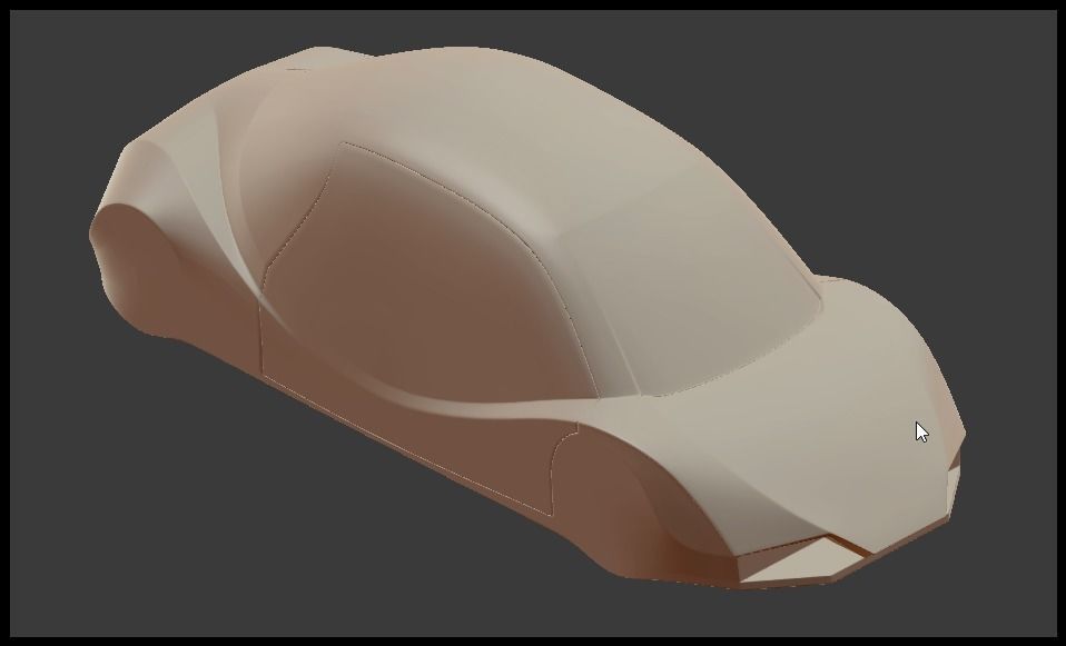 Future car III 3D model_5