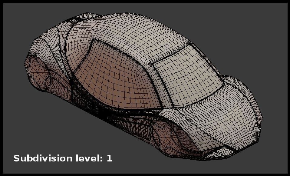 Future car III 3D model_7