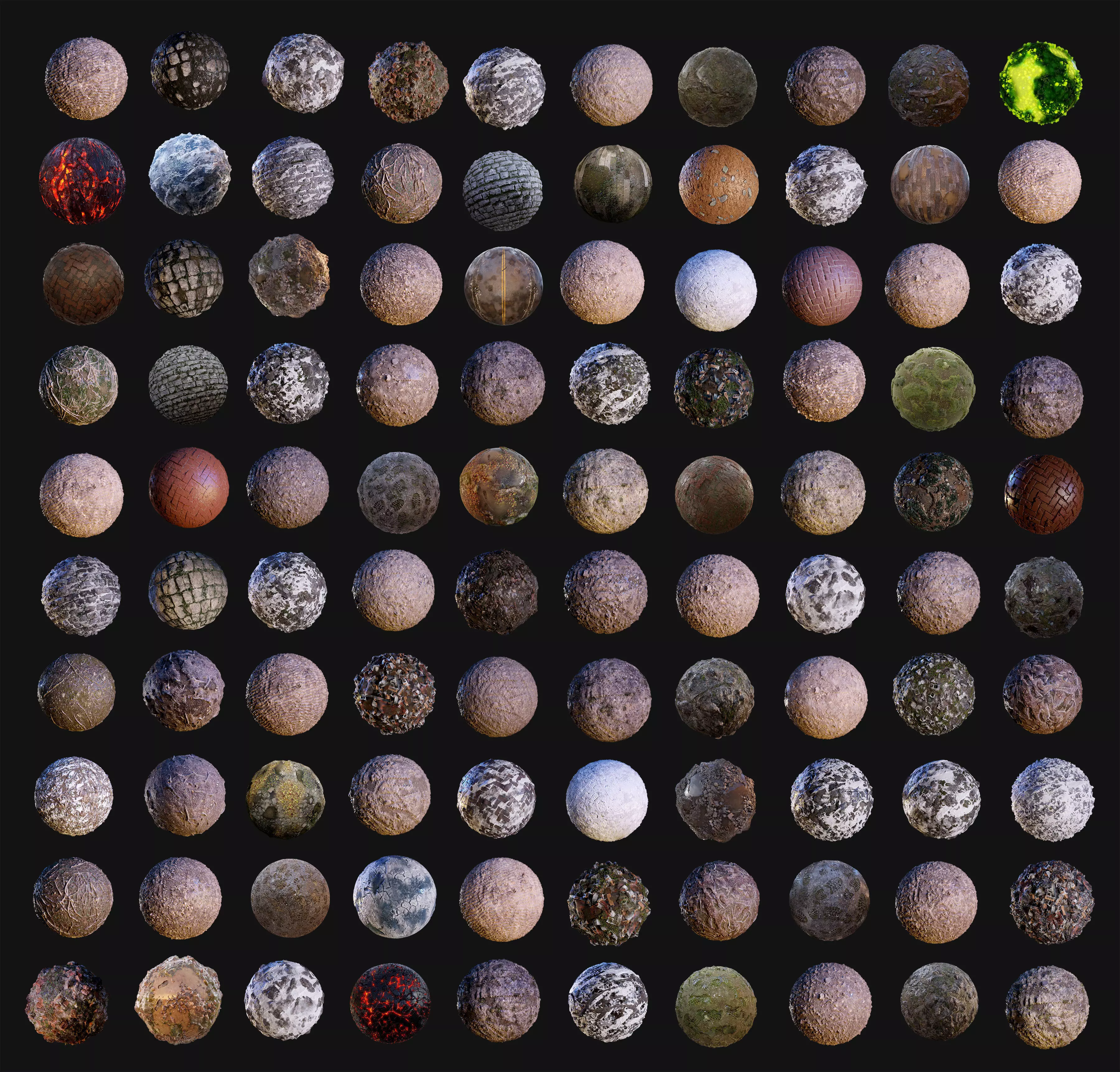 100 Ground Terrain Seamless PBR Textures Texture_0