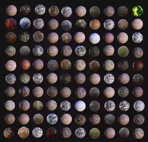 100 Ground Terrain Seamless PBR Textures Texture
