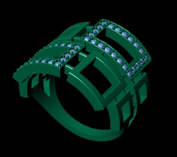 Ring akr 9 3D print model_9