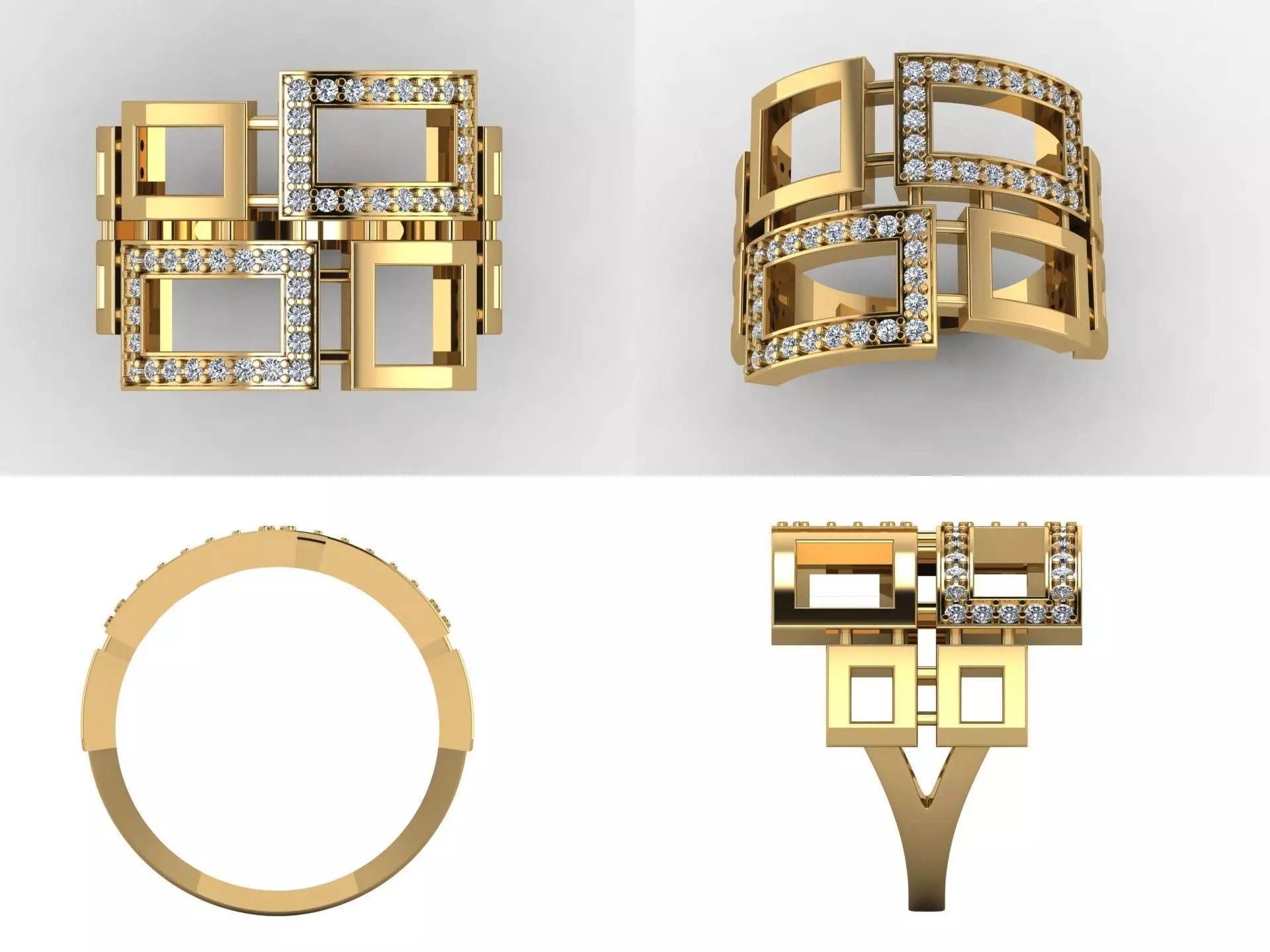 Ring akr 9 3D print model_0