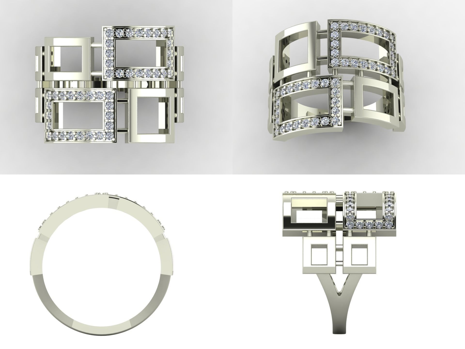 Ring akr 9 3D print model_2