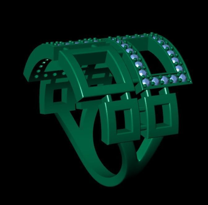 Ring akr 9 3D print model_8