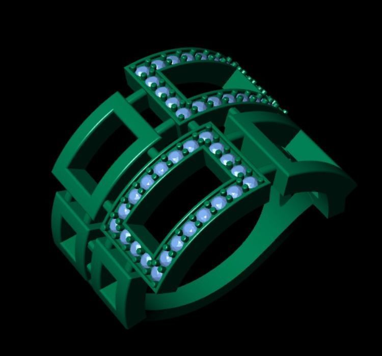 Ring akr 9 3D print model_12