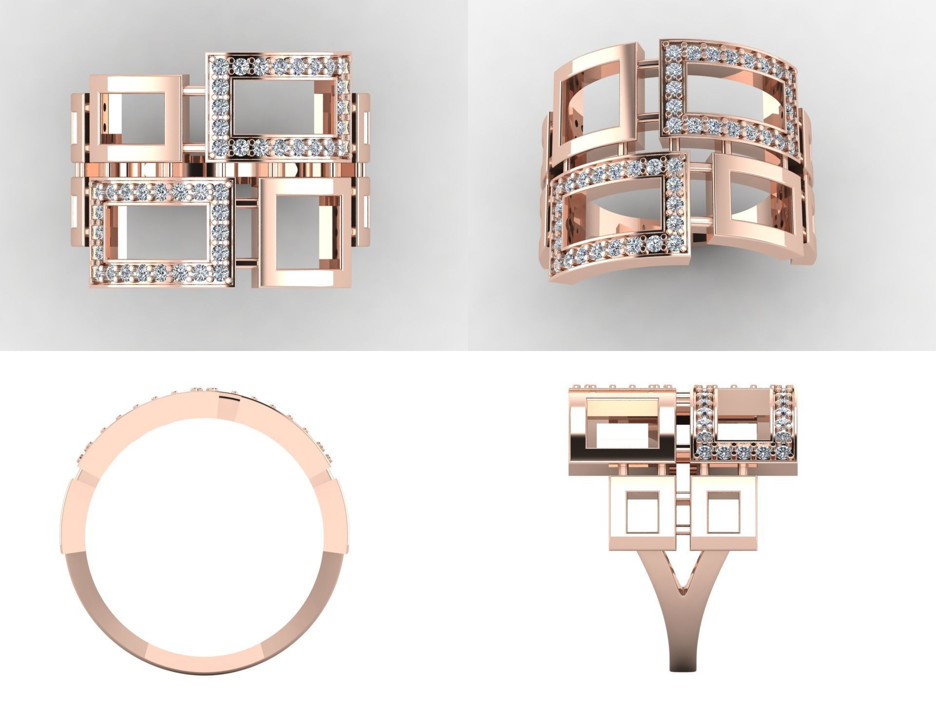 Ring akr 9 3D print model_1