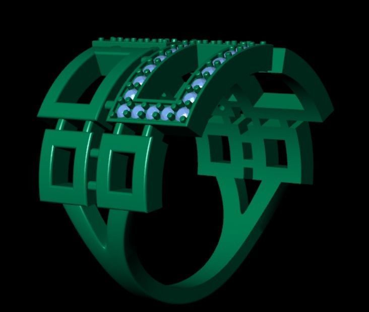 Ring akr 9 3D print model_11