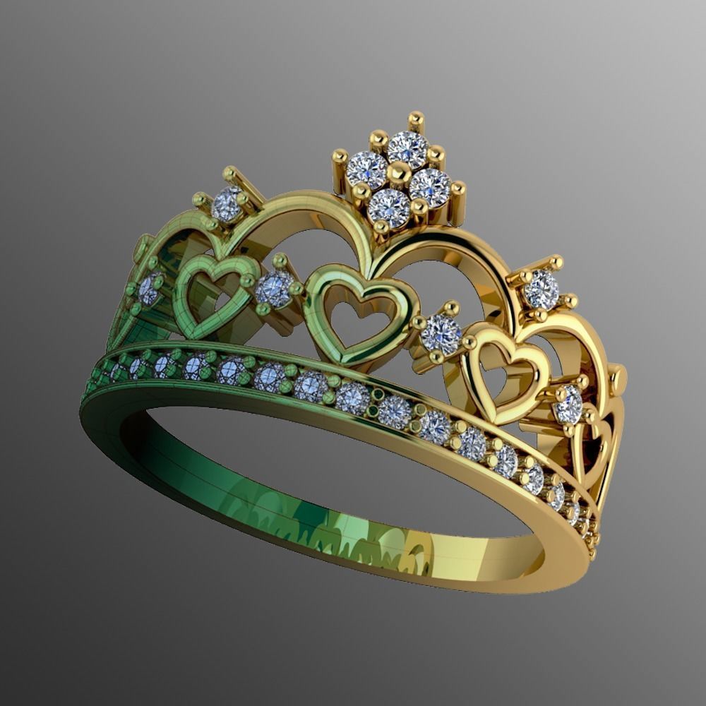 Ring  akr 11 3D print model_6