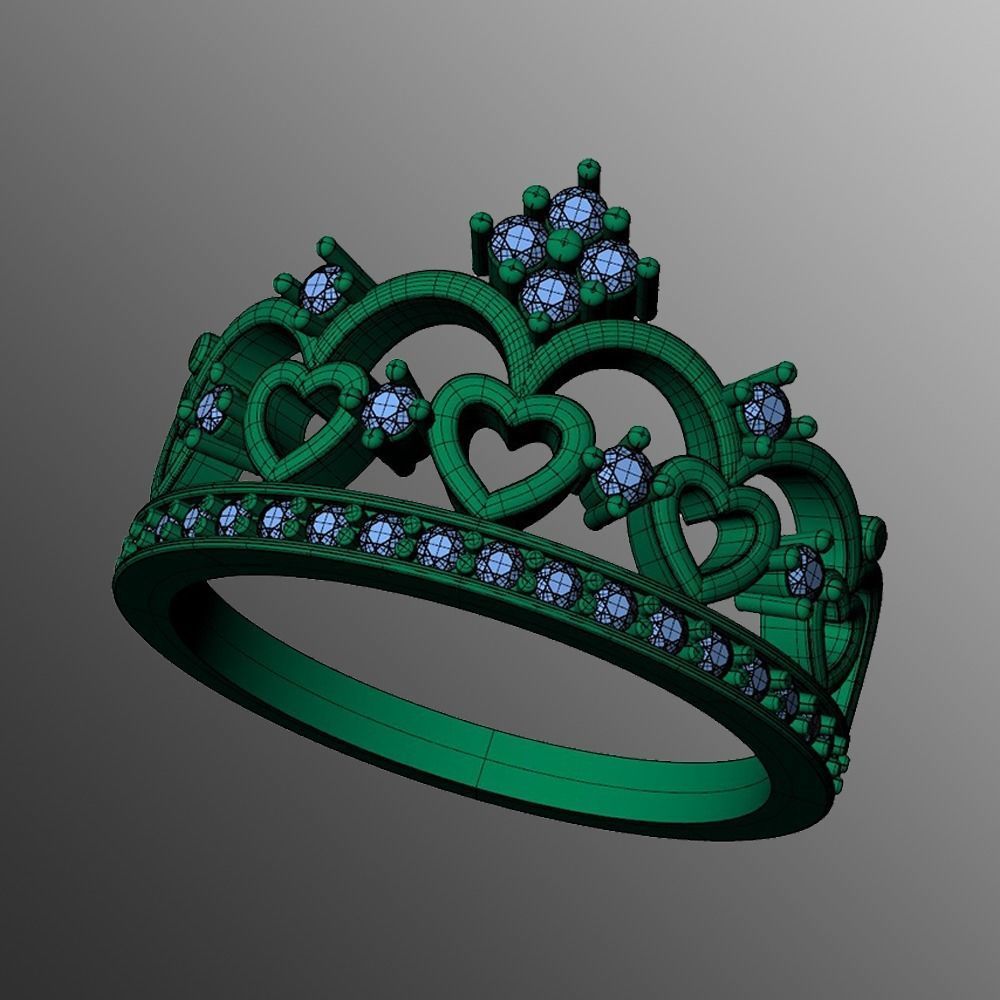 Ring  akr 11 3D print model_5