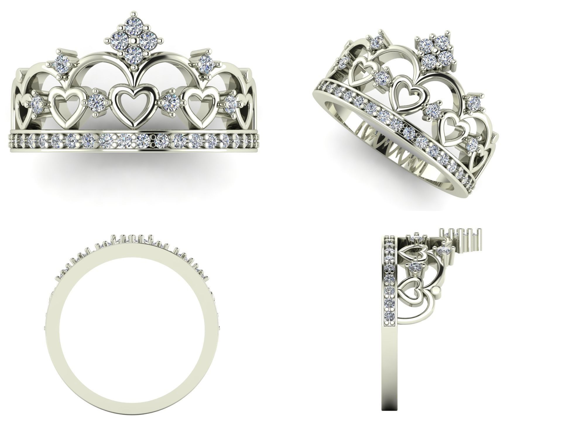 Ring  akr 11 3D print model_3