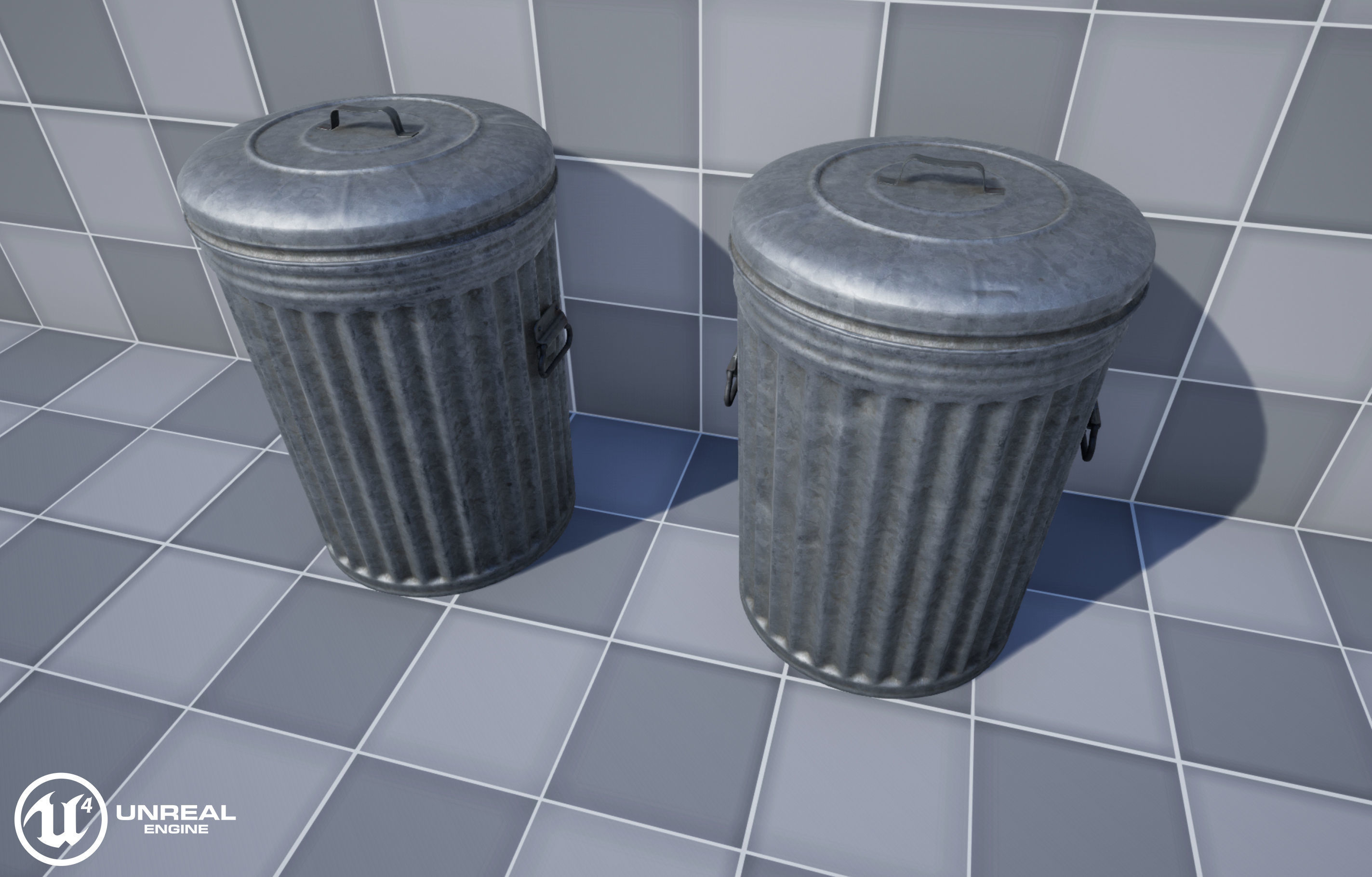 Trash Can free VR / AR / low-poly 3D model | CGTrader
