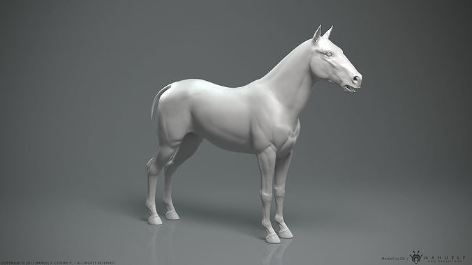 Horse  -  Highpoly Sculpture 3D model