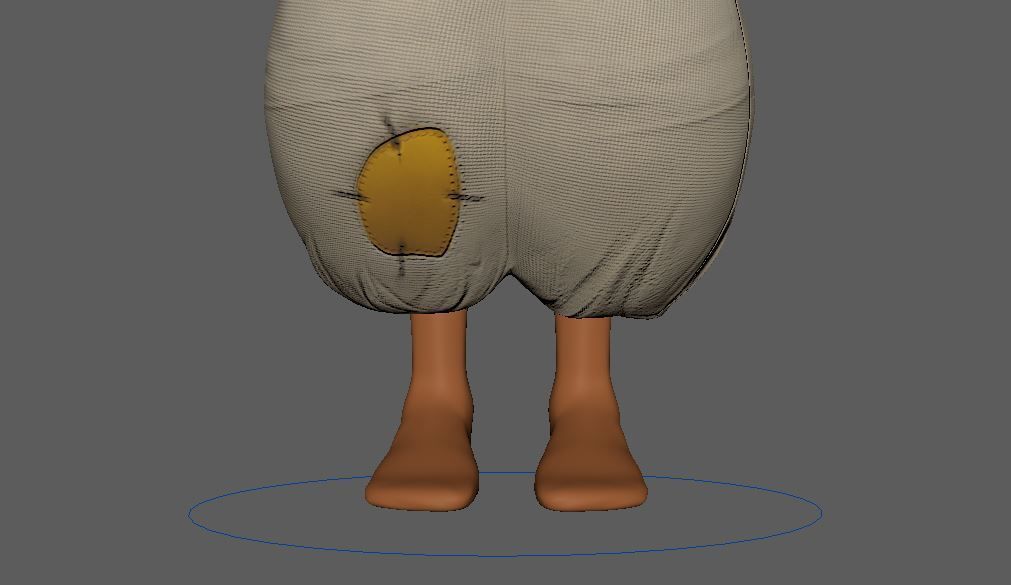 Aladdin Cartoon  - 3D Production Model Rigged Low-poly 3D model_10