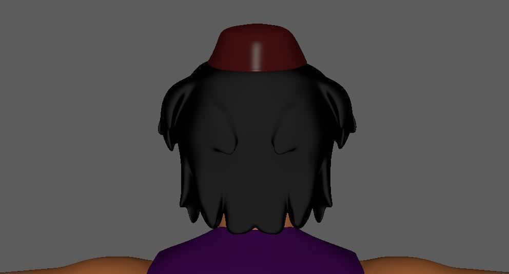 Aladdin Cartoon  - 3D Production Model Rigged Low-poly 3D model_9