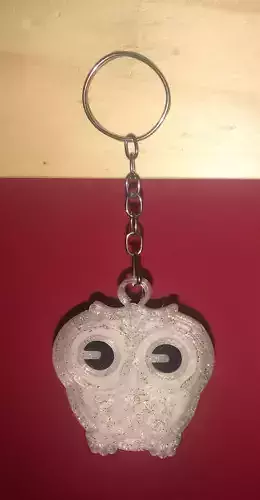 Llavero lechuza - Owl Keychain 3D print model