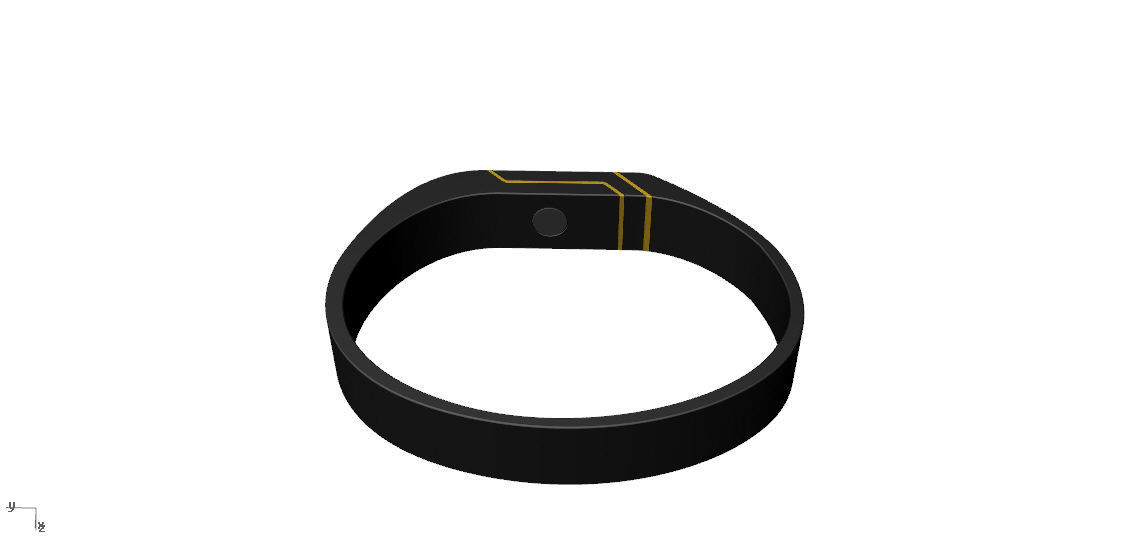 Sony smartband  3d  model design 3D print model_8