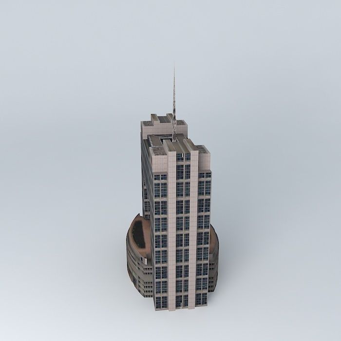 Shanghai Stock Exchange Building Free 3D model_1
