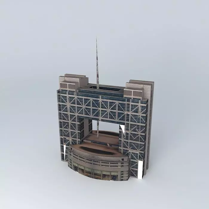 Shanghai Stock Exchange Building Free 3D model_0