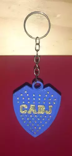 Llavero Boca Junior - Keychain 3D print model