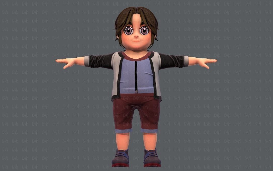 Base BoyV06 Clothing V01 3D model_3