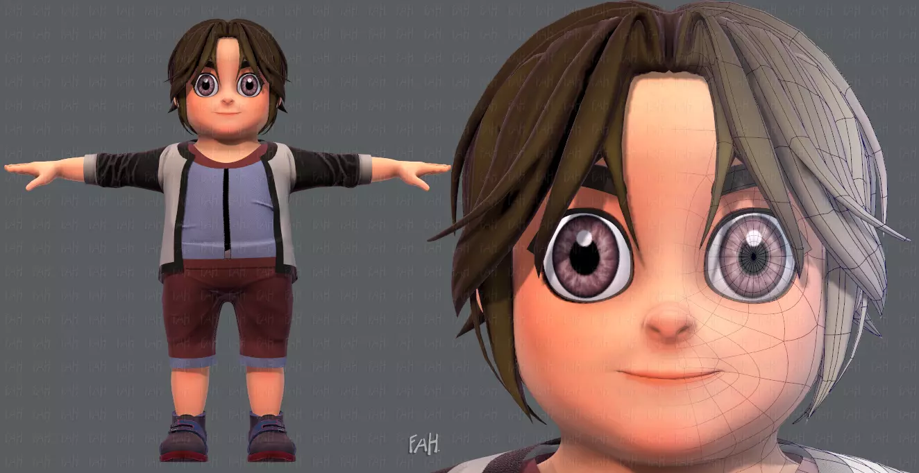 Base BoyV06 Clothing V01 3D model_0