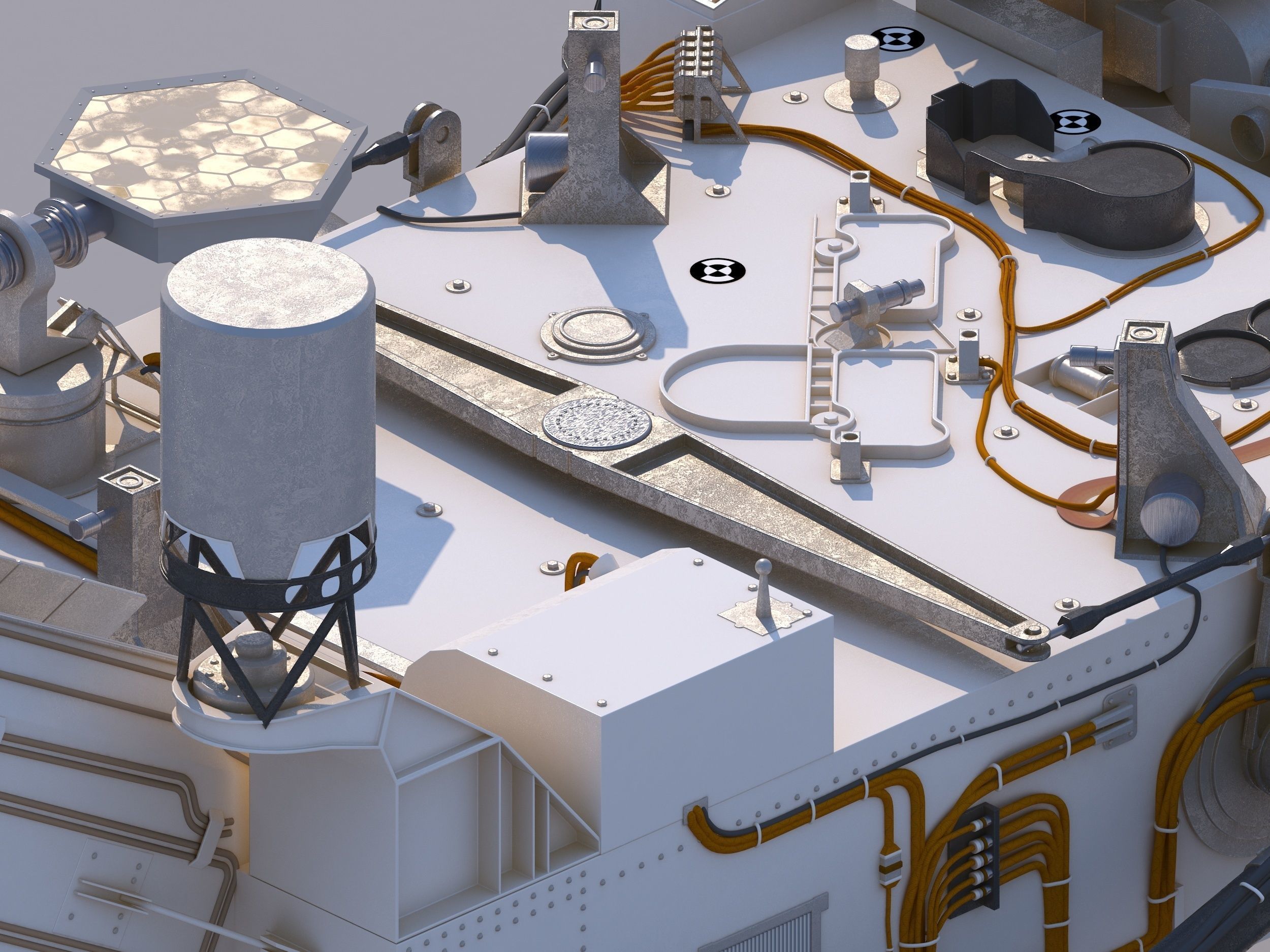 Curiosity Mars Rover 3D model_4