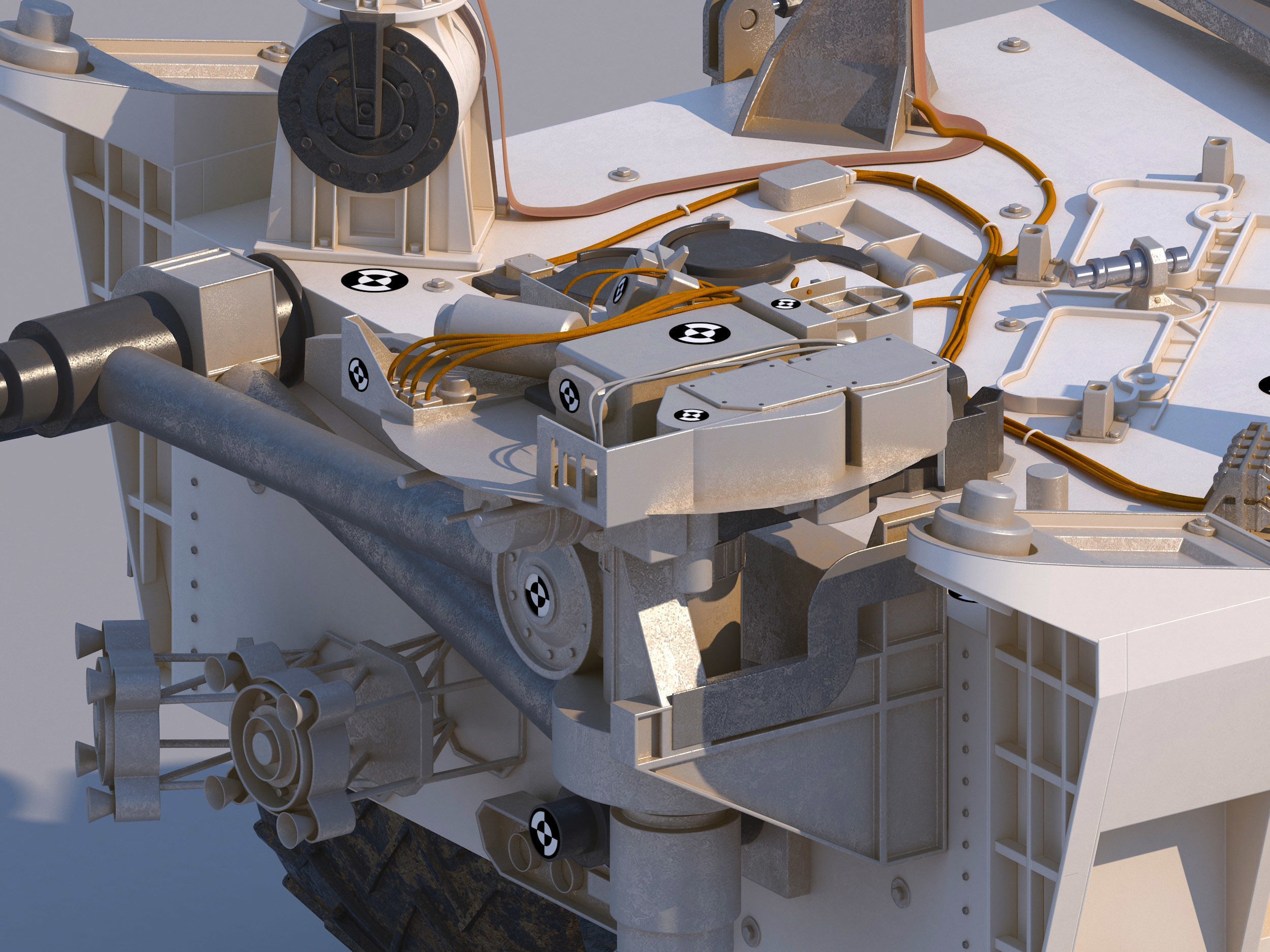 Curiosity Mars Rover 3D model_2