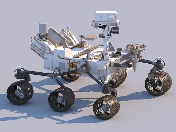 Curiosity Mars Rover 3D model